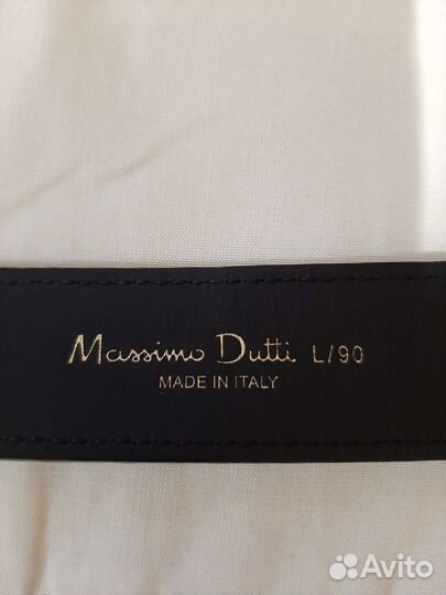 Ремень кожаный Massimo Dutty р-р L 90 новый