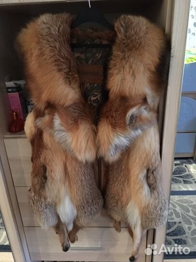 Жилетка меховая из Лисы