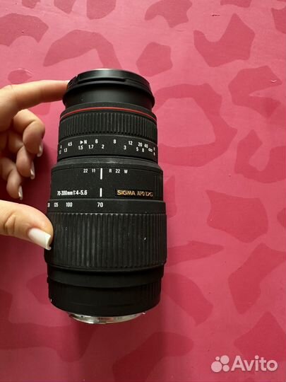 Объектив sigma 70-300 mm 1:4-5.6