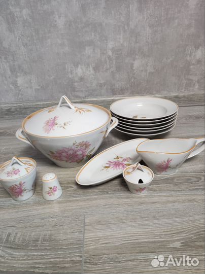 Столовый сервиз фарфор СССР