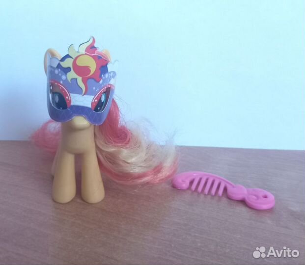 My little pony Сансет шиммер и маска