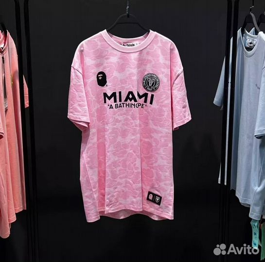 Футболка Bape Inter Miami Розовая