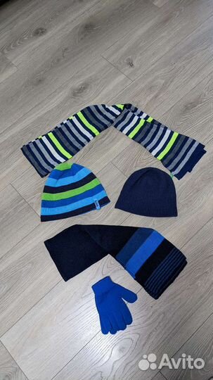 Шарф 3-7 лет и шапки мальчику