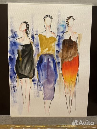 Картины 30 на 40 акварель