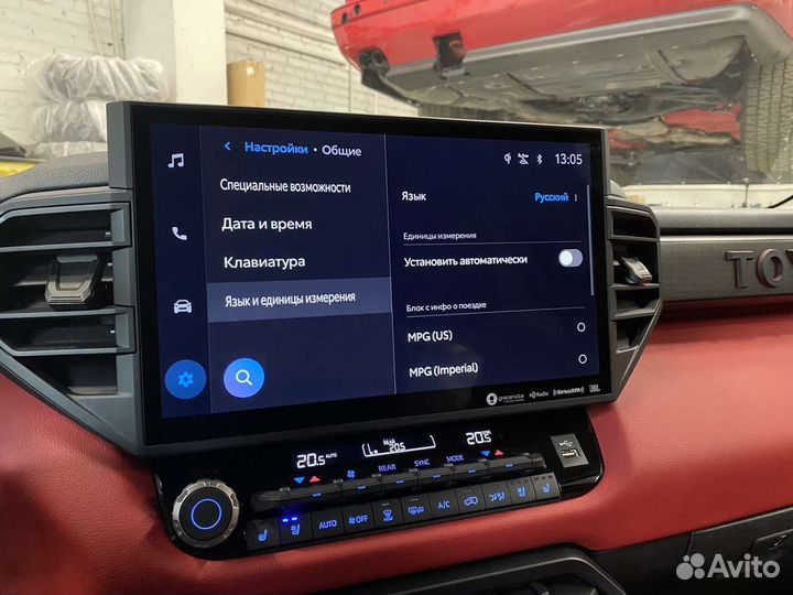 Русификация Toyota Sequoia 2022-2023 USA