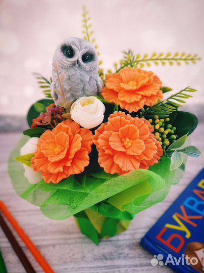 Букеты из мыла к 1 сентября