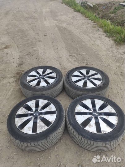 Литые диски r16 с резиной на kia rio
