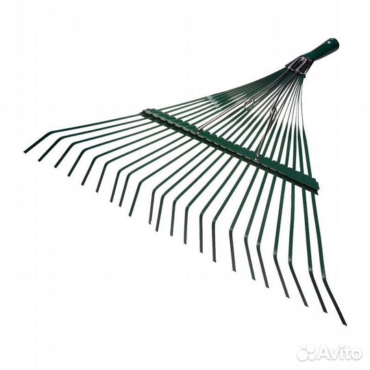 Грабли веерные металлические 22 зубца пластинчаты