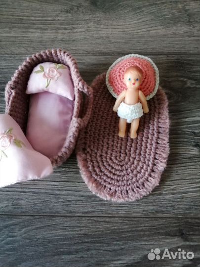 Пупс с кроваткой