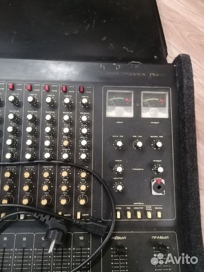 Пульт микшерный СССР электроника пм-01