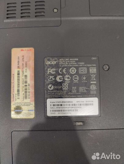 Acer aspire 5750zg