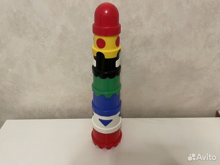 Стаканчики пирамидка Икеа разноцветные