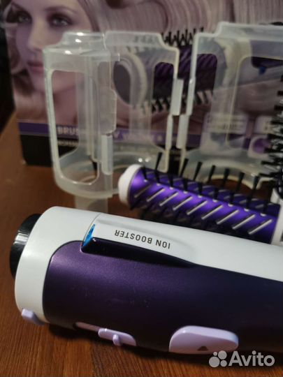 Фен щетка rowenta brush activ volume & shine