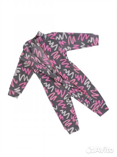 Комбинезон флисовый для девочки 80