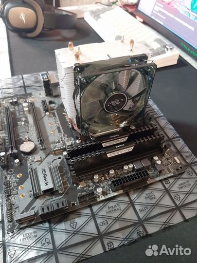 Комплект ASRock B450 PRO4-F+Ryzen 2600+16gb+Кулер