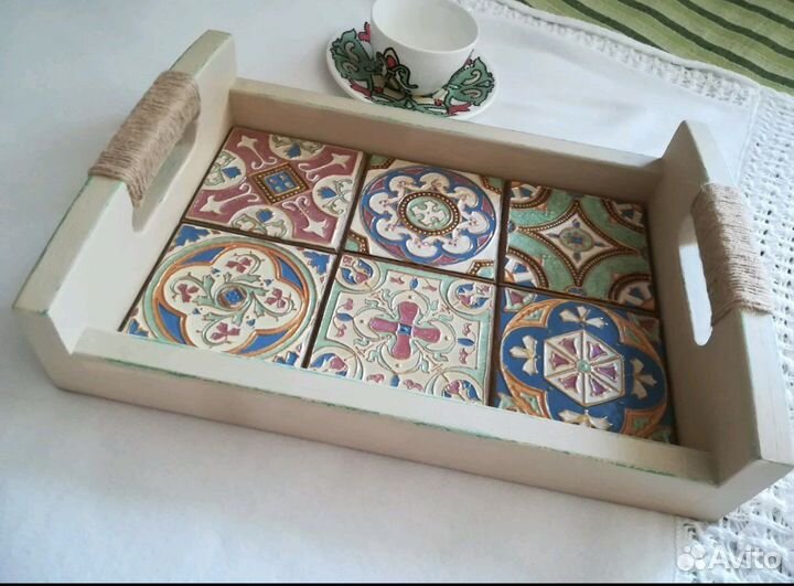 Поднос деревянный