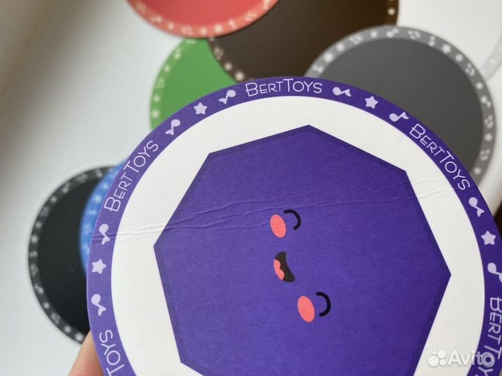 Зайчик няня BertToys карточки