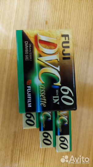 Видеокассеты новые miniDV