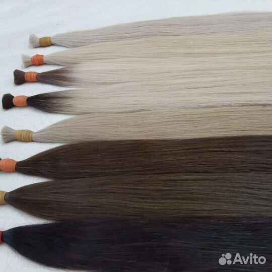 Волосы для наращивания 70см блонд