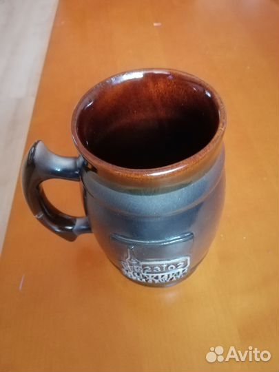 Кружка пивная керамическая, Россия (0,6л)