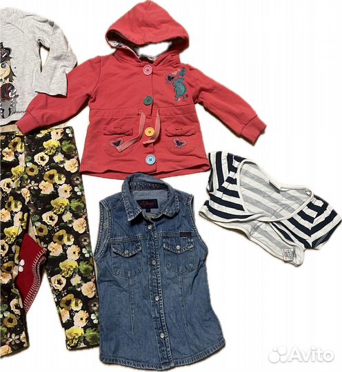 Вещи на девочку пакетом 86/92см