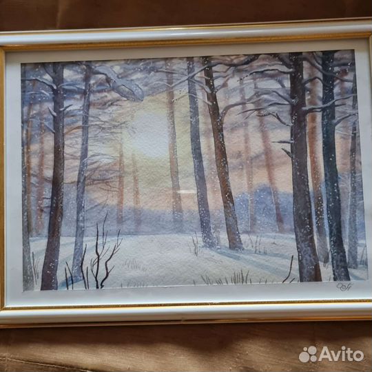 Картина акварель