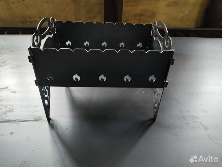 Мангал разборный узор 3 мм