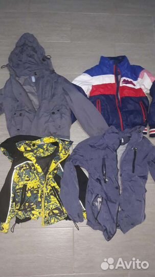 Куртки,ветровки,желетки,дождевик,комбезы