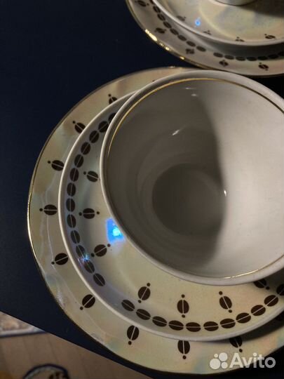 Рижский кофейный / чайный сервиз