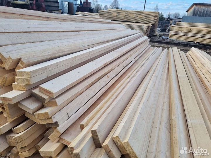 Доска обрезная 30*120*6000