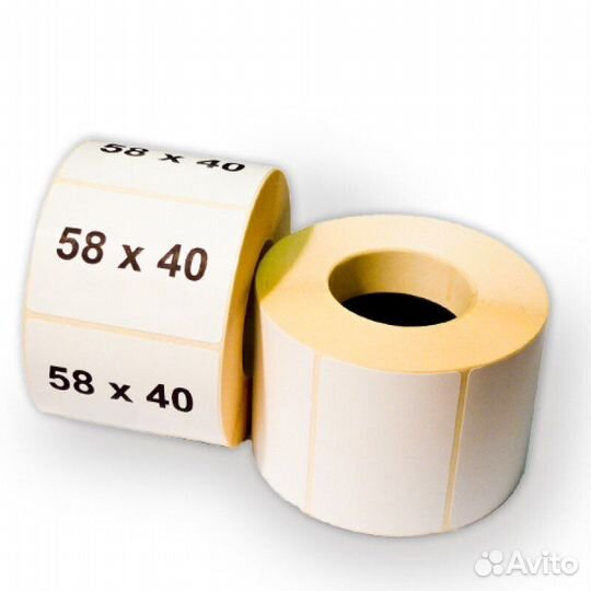 Термоэтикетки 58х40 / намотка 700шт