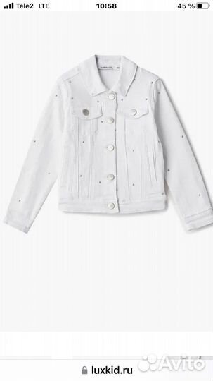 Джинсовая куртка для девочки