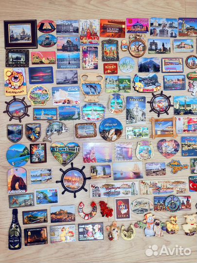 Магниты на холодильник 100 шт / цена за все