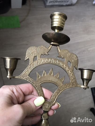 Подсвечники бронза Индия