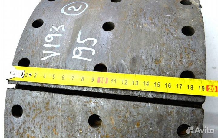 Тормозные колодки комплект, барабанные тормоза vol