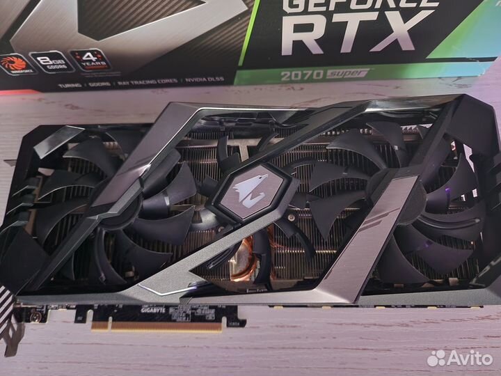 Видеокарта RTX 2070 Super aorus