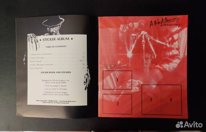Альбом Comic Images Кошмар на улице Вязов (1988г)