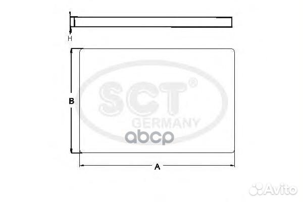Фильтр салона SCT SAK-272 SAK272 SCT