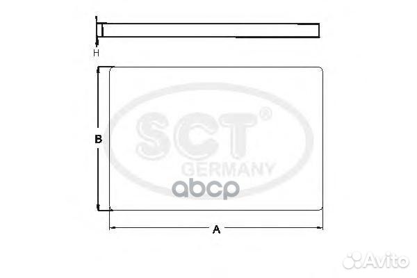 Фильтр салона SCT SAK-272 SAK272 SCT