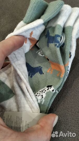 Носки carter's новые 2-6 лет