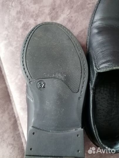 Коженные туфли для мальчика 32разм
