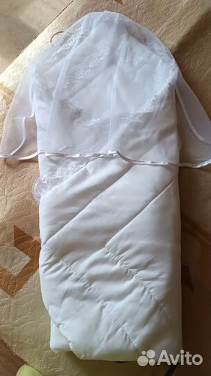 Конверт одеяло на выписку на лето или тёплую осень