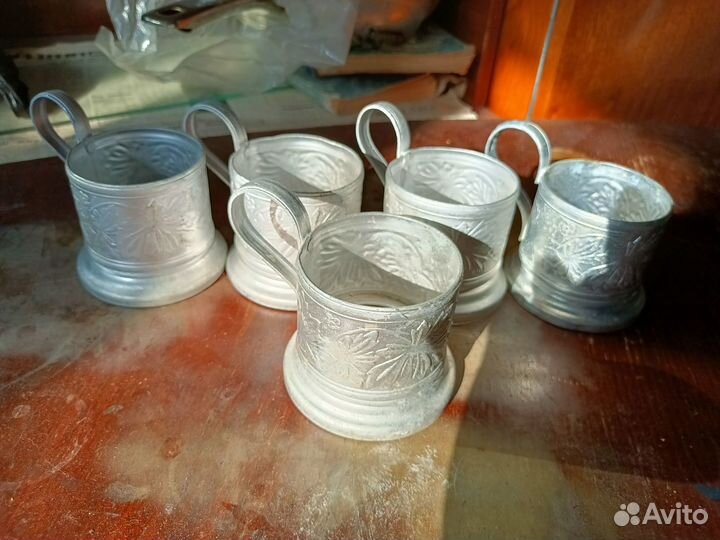 Подстаканник алюминий СССР