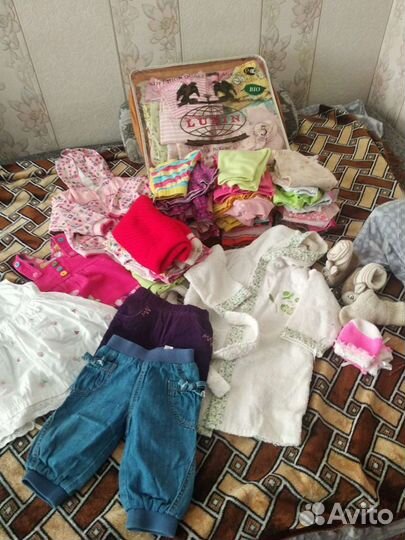 Вещи пакетом на девочку 0-2 года