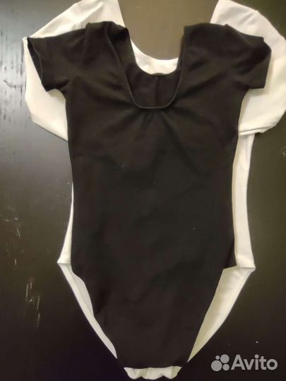 Купальник гимнастический черный