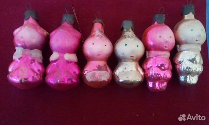 Ёлочные игрушки-фигурки СССР