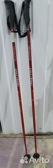 Горные лыжи и чехол, ботинки чехол, палки