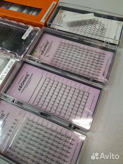 Готовые пучки для наращивания ресниц