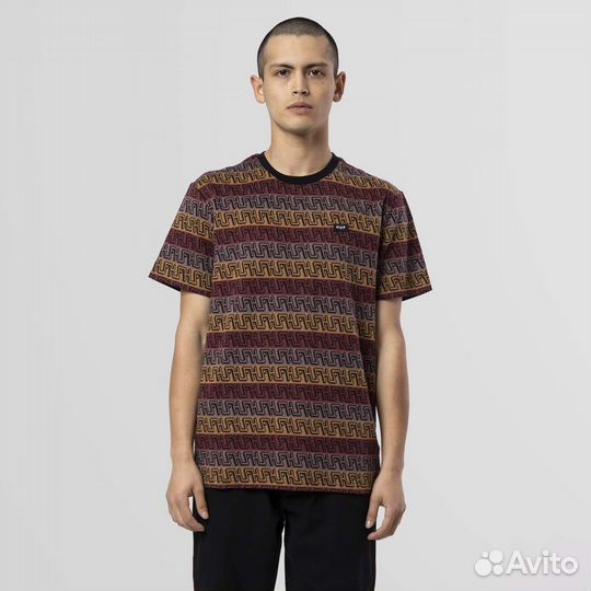 Футболка HUF Otis Jacquard Knit Top Olive (Оригина
