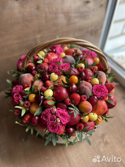 Вкусные съедобные фруктовые букеты